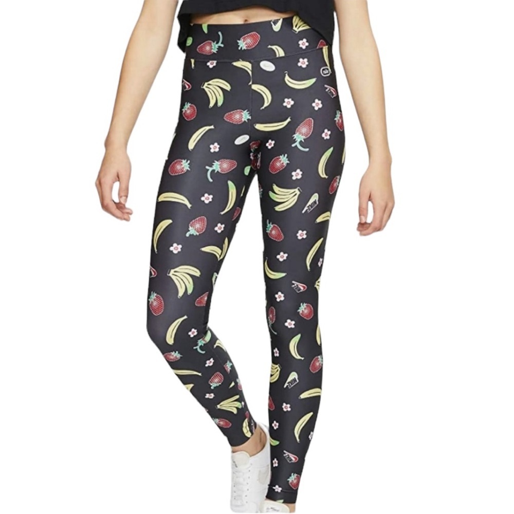 Nike Black Fruit Print Leggings